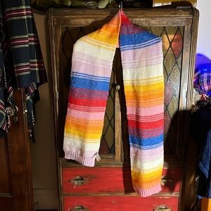 Brand new old navy multicolor chunky and thin stripe scarf.
